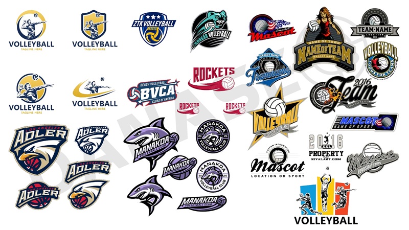99+ Mẫu thiết kế logo bóng chuyền ấn tượng cho mọi đội bóng