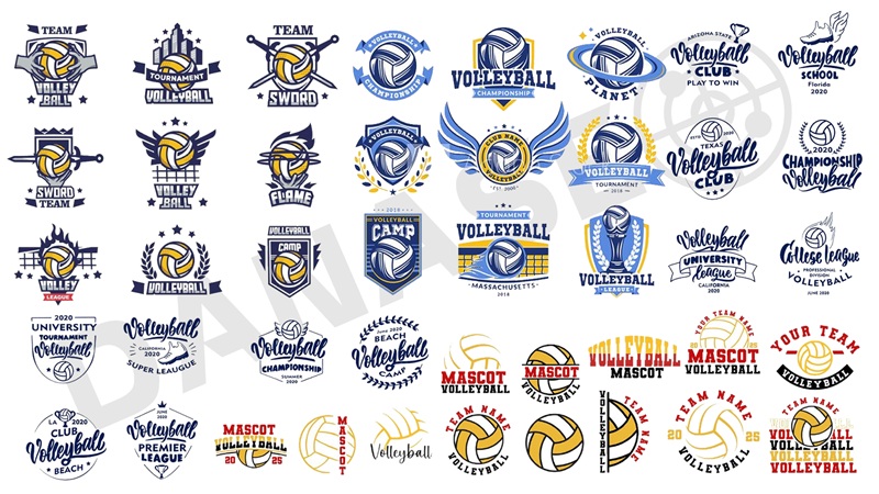 99+ Mẫu thiết kế logo bóng chuyền ấn tượng cho mọi đội bóng