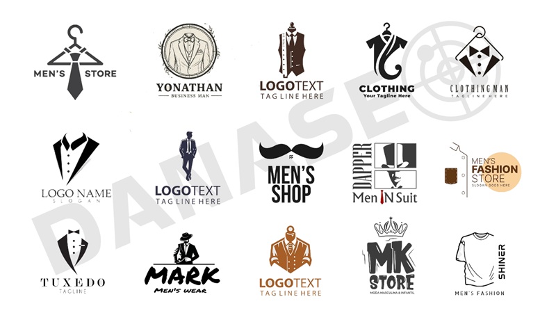 Mẫu logo shop quần áo nam