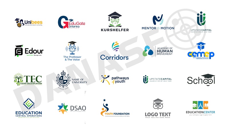 mẫu thiết kế logo giáo dục