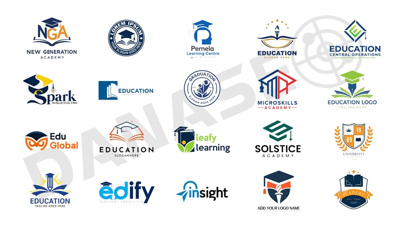mẫu thiết kế logo giáo dục