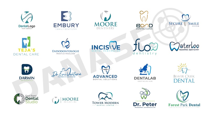 Mẫu thiết kế logo nha khoa