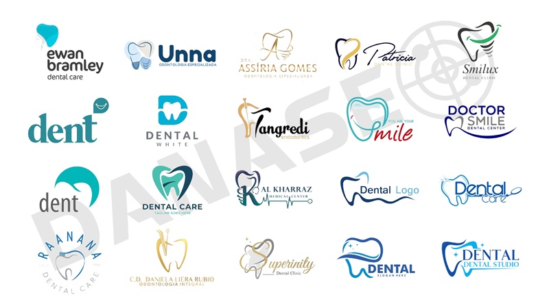 Mẫu thiết kế logo nha khoa