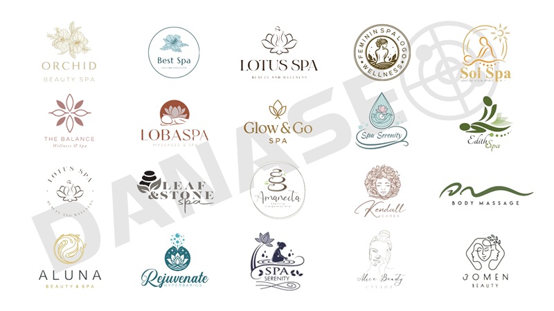 Mẫu thiết kế logo Spa đẹp