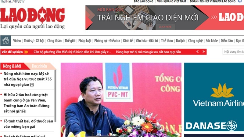 Báo điện tử báo Lao Động