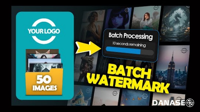 App chèn logo vào ảnh Batch Watermark