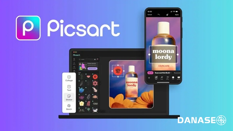 App chèn logo vào ảnh PicsArt
