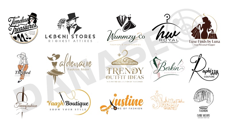 Ý tưởng logo Shop Online & Local Brand thời trang