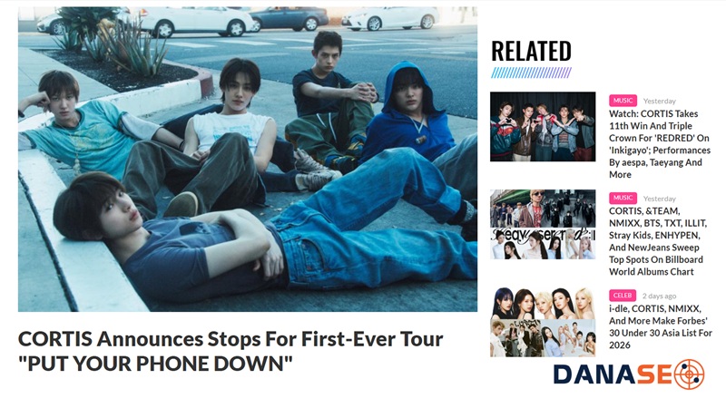 Trang báo Hàn Quốc Kpop